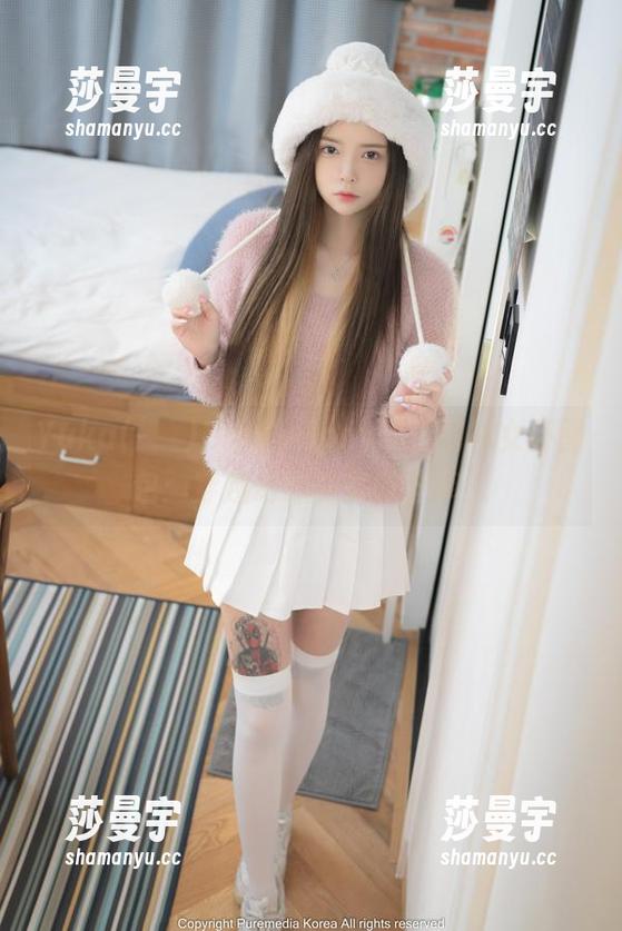 Yuka(유카)Bimilstory黑色网袜女仆图包：穿越幻想的美妙分享！