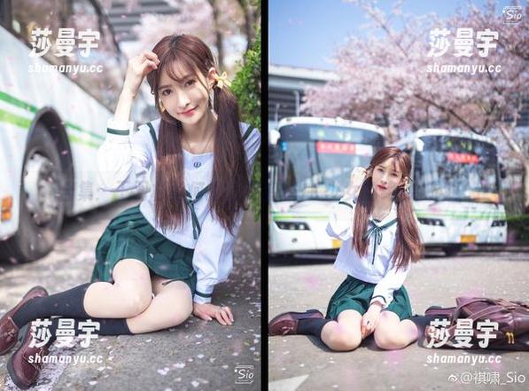 合集：王羽杉如何把樱花变成JK少女的绝妙秘笈！
