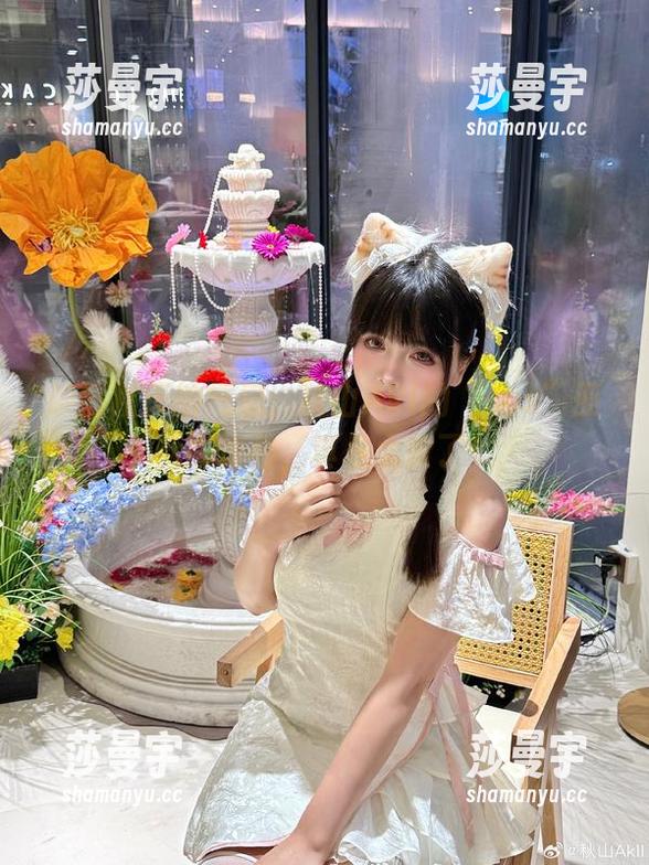 唤醒秋天的气息：秋山AkI的“cos”亚丝娜作品，真是太赞了！